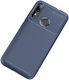 Motorola Moto E6s / E6 Plus Siliconen Carbon Hoesje Blauw afbeelding 2