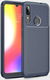 Motorola Moto E6s / E6 Plus Siliconen Carbon Hoesje Blauw afbeelding 5