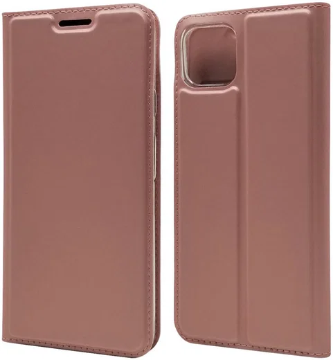 Google Pixel 4 Hoesje met Kaarthouder Roze Goud afbeelding 8
