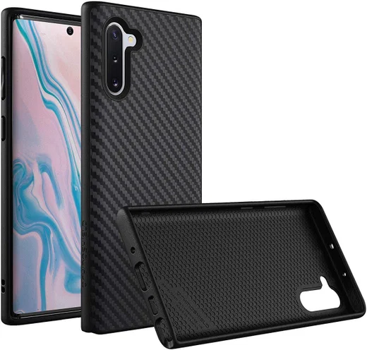RhinoShield SolidSuit Samsung Galaxy Note 10 Hoesje Carbon Zwart afbeelding 1