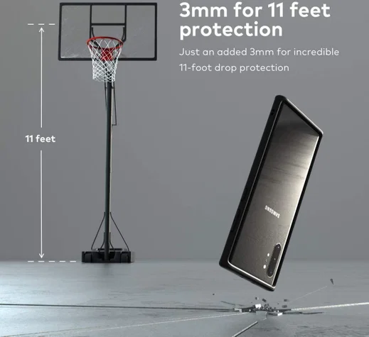 RhinoShield CrashGuard Samsung Galaxy Note 10 Bumper Hoesje Zwart afbeelding 4