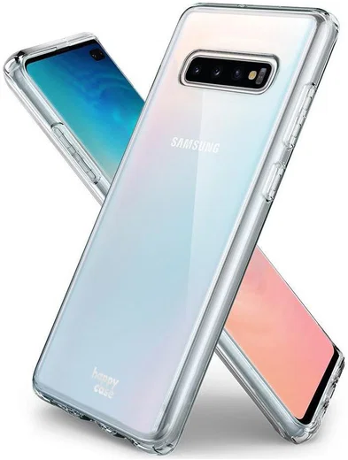 HappyCase Galaxy S10 Plus Flexibel TPU Hoesje Clear Print afbeelding 5