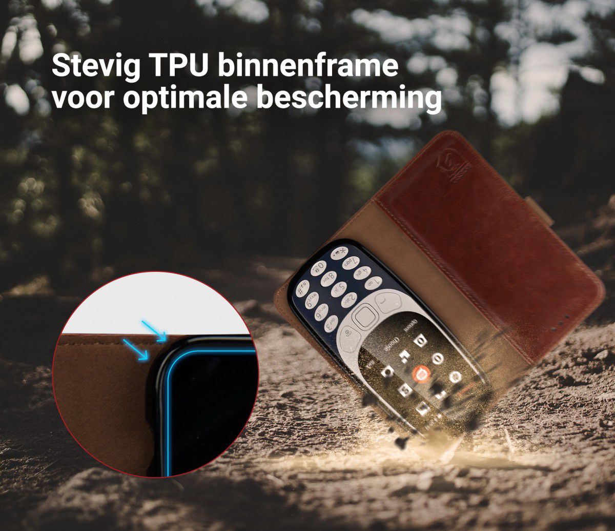 Rosso Element Nokia 3310 4G Bruin afbeelding 3