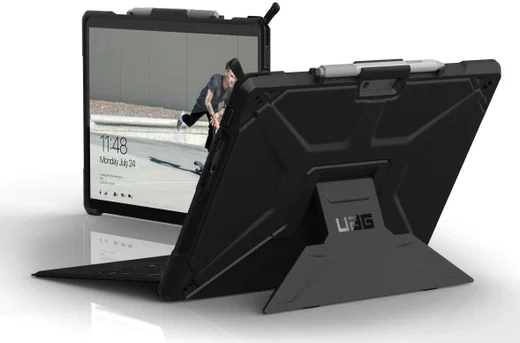 Urban Armor Gear Metropolis Microsoft Surface Pro X Hoes Zwart afbeelding 1