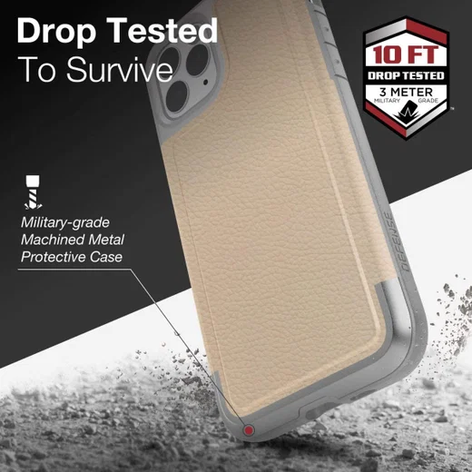 Raptic Prime Apple iPhone 11 Pro Hoesje Beige afbeelding 14