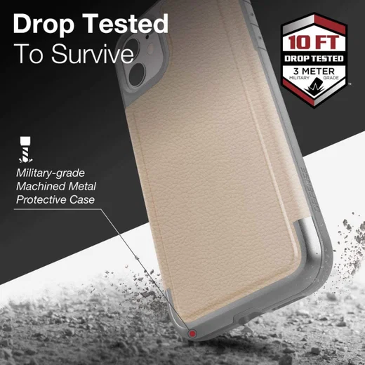 Raptic Prime Apple iPhone 11 Hoesje Beige afbeelding 14