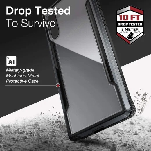 Raptic Shield Samsung Note 10 Plus Hoesje Militair Getest Zwart afbeelding 3