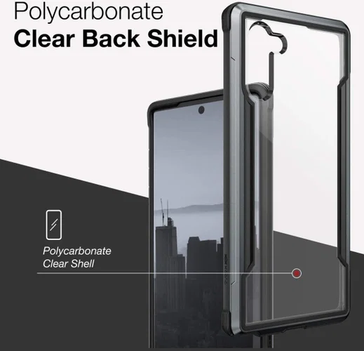 Raptic Shield Samsung Note 10 Plus Hoesje Militair Getest Zwart afbeelding 5