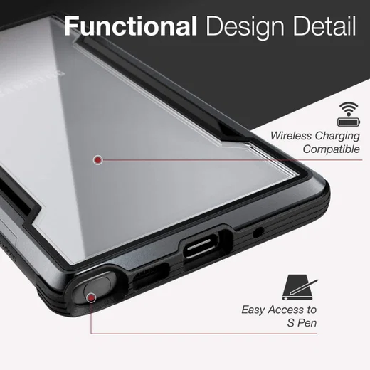 Raptic Shield Samsung Note 10 Plus Hoesje Militair Getest Zwart afbeelding 6