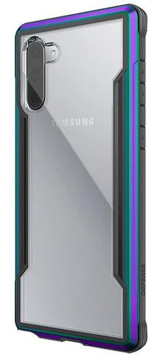 Raptic Shield Samsung Galaxy Note 10 Hoesje Transparant/Iridescent afbeelding 2