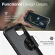 Raptic Lux Apple iPhone 11 pro max hoesje leather zwart afbeelding 10