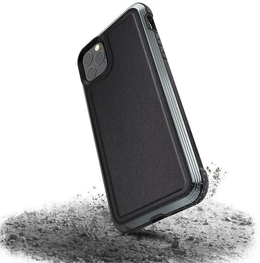 Raptic Lux Apple iPhone 11 pro max hoesje leather zwart afbeelding 7
