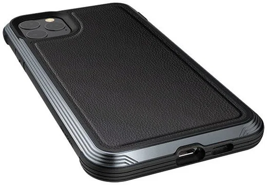 Raptic Lux Apple iPhone 11 pro max hoesje leather zwart afbeelding 6