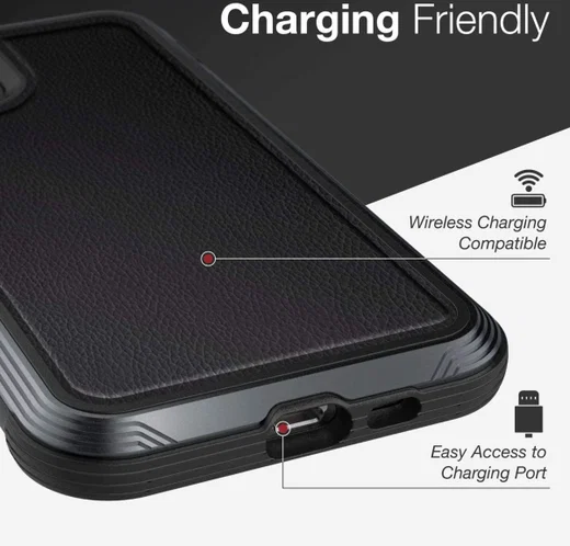 Raptic Lux Apple iPhone 11 pro hoesje leather zwart afbeelding 12