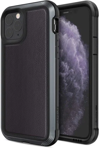 Raptic Lux Apple iPhone 11 pro hoesje leather zwart afbeelding 1