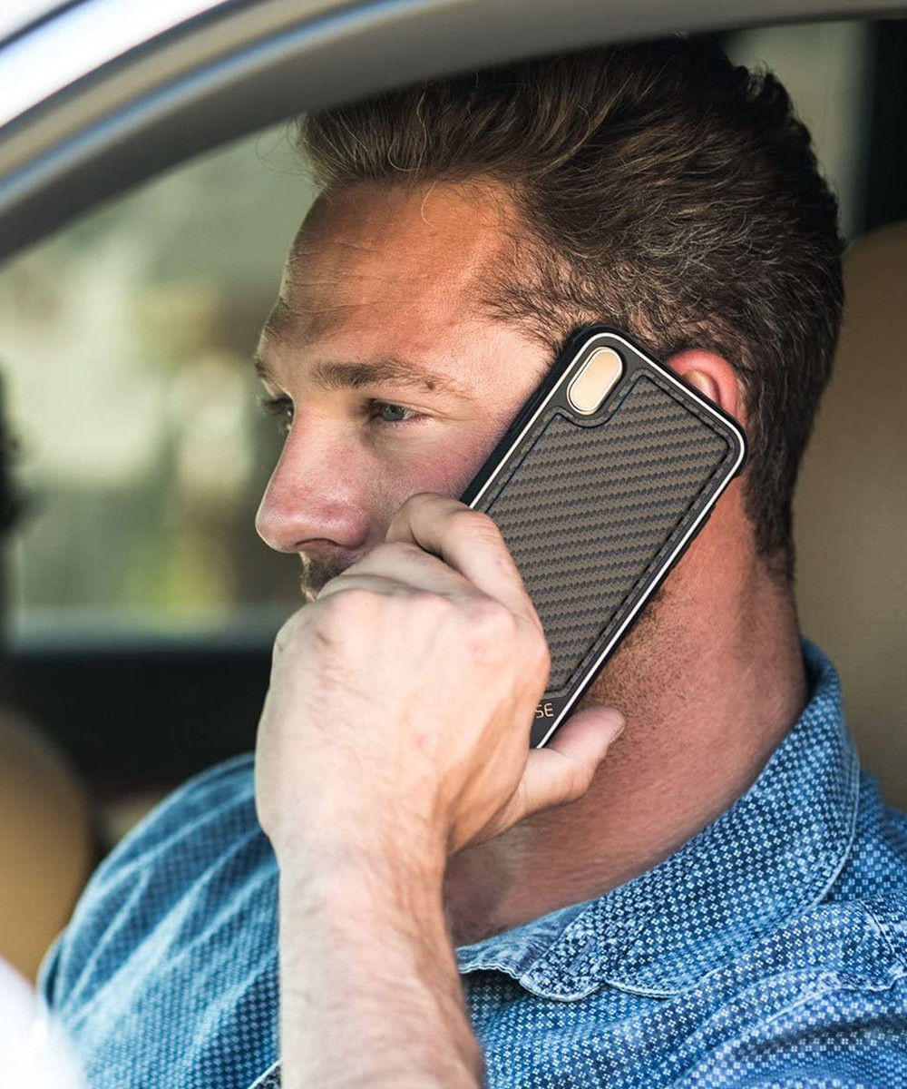 Raptic Lux Apple iPhone XS Max Hoesje Carbon Fiber Zwart afbeelding 6