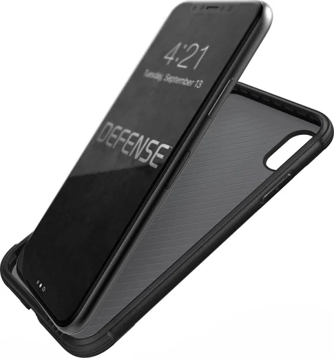 Raptic Lux Apple iPhone XS / X Hoesje Carbon Fiber Zwart afbeelding 8