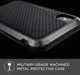 Raptic Lux Apple iPhone XS / X Hoesje Carbon Fiber Zwart afbeelding 11