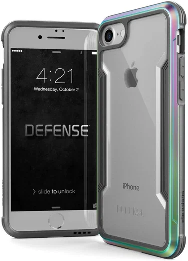 Raptic Shield Apple iPhone 8 / 7 Hoesje Militair Getest 3M Iridescent afbeelding 1