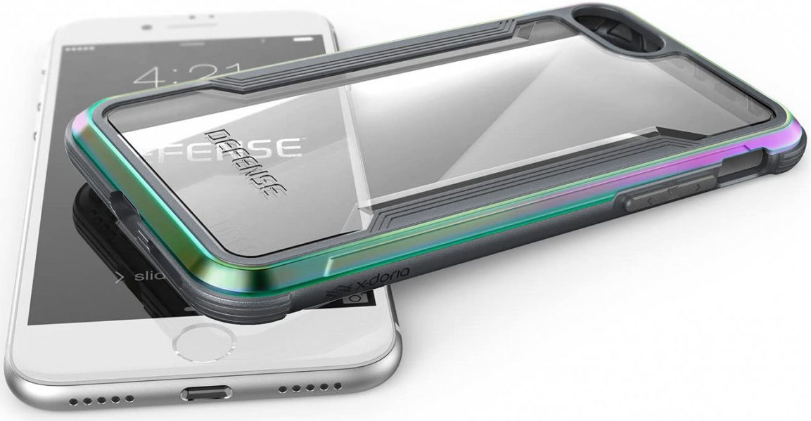 Raptic Shield Apple iPhone 8 / 7 Hoesje Militair Getest 3M Iridescent afbeelding 7
