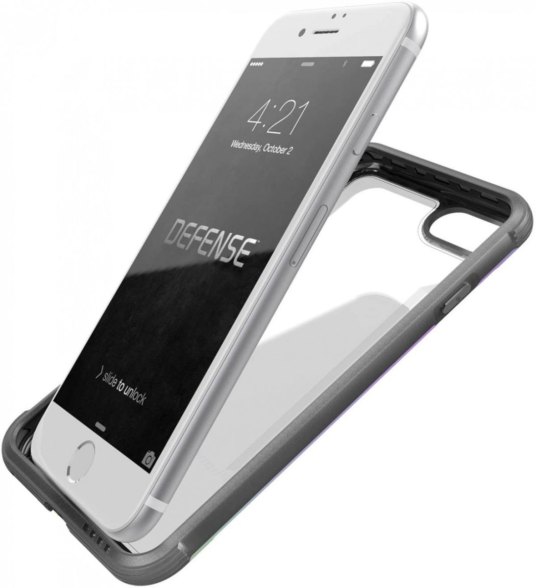Raptic Shield Apple iPhone 8 / 7 Hoesje Militair Getest 3M Iridescent afbeelding 5