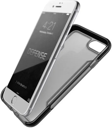 Raptic Clear iPhone 7/8/SE (2020/2022) Hoesje Transparant Zwart afbeelding 6