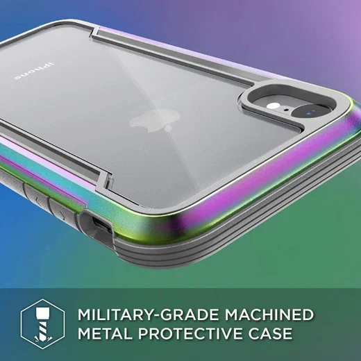 Raptic Shield Apple iPhone XR Hoesje Back Cover Transparant/Iridescent afbeelding 7