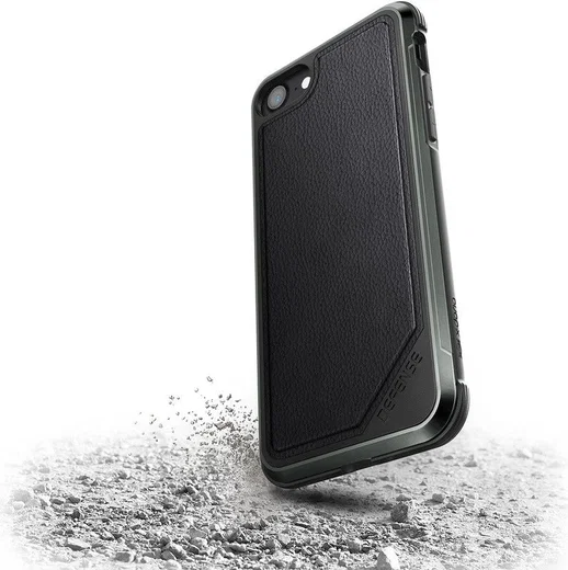 Raptic Lux Apple iPhone 7/8/SE 2020 Leren Hoesje Zwart afbeelding 2
