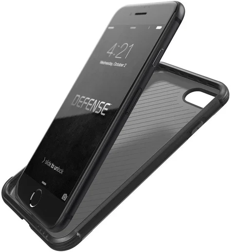 Raptic Lux Apple iPhone 7/8/SE 2020 Leren Hoesje Zwart afbeelding 5