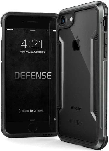 Raptic Shield iPhone SE (2022 / 2020) / 8 Hoesje Militair Getest Zwart afbeelding 1