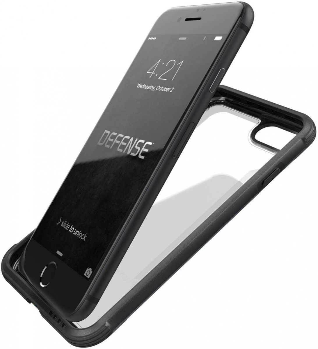 Raptic Shield iPhone SE (2022 / 2020) / 8 Hoesje Militair Getest Zwart afbeelding 4