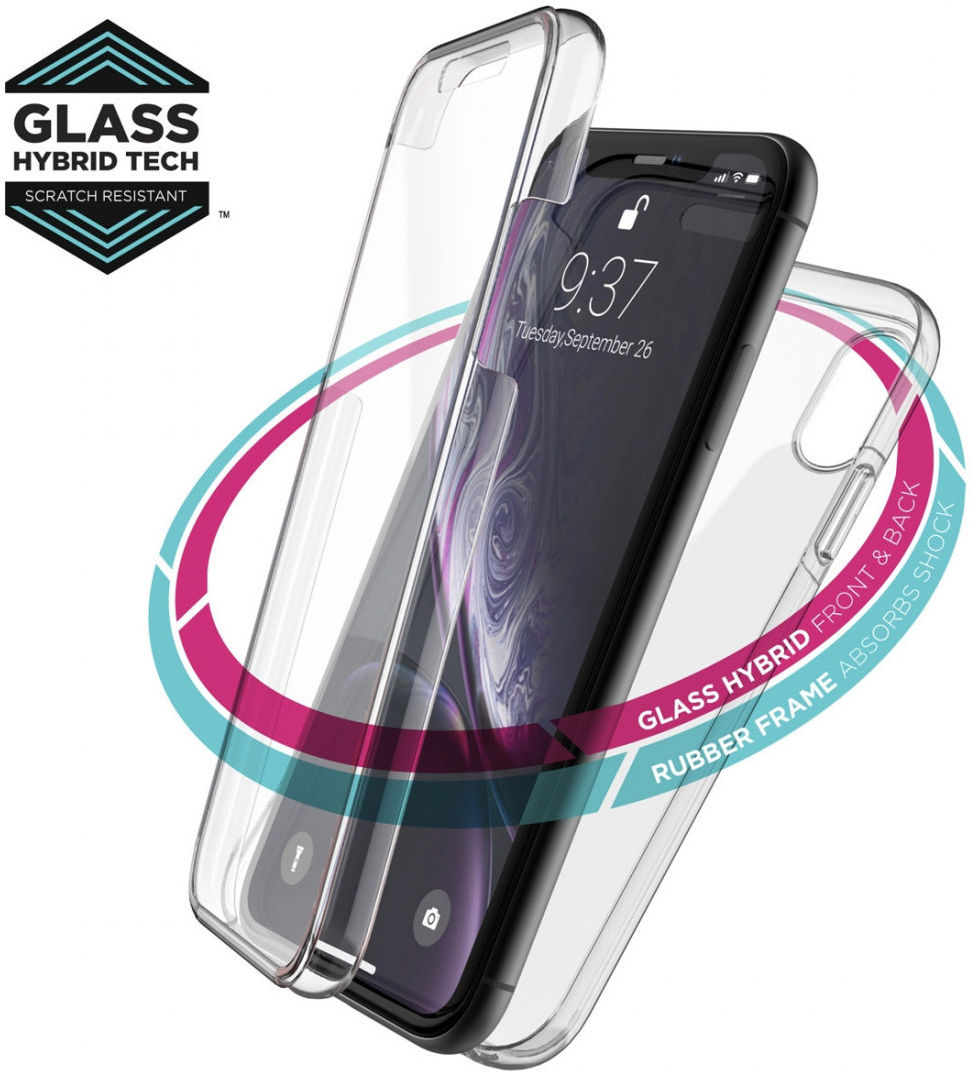 Raptic 360X Apple iPhone XR Hoesje Transparant afbeelding 5
