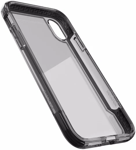 Raptic Clear Apple iPhone XR hoesje transparant zwart afbeelding 6