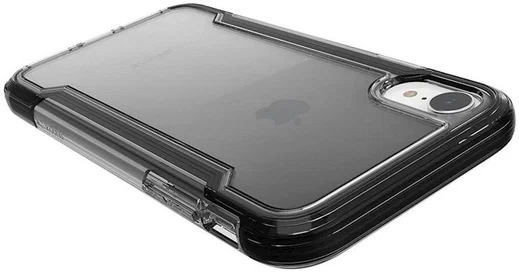 Raptic Clear Apple iPhone XR hoesje transparant zwart afbeelding 7