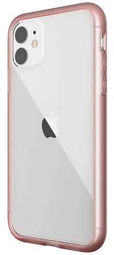 Raptic Glass Plus Apple iPhone 11 Hoesje Transparant/Roze afbeelding 3
