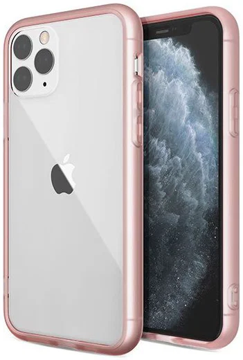 Raptic Glass Plus Apple iPhone 11 Pro Hoesje Transparant/Roze afbeelding 1
