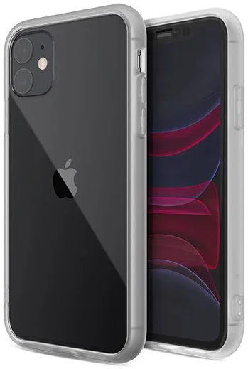 Raptic Glass Plus Apple iPhone 11 Hoesje Transparant Grijs afbeelding 1