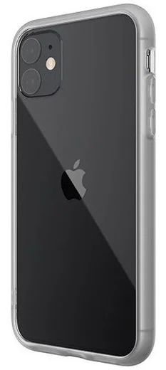 Raptic Glass Plus Apple iPhone 11 Hoesje Transparant Grijs afbeelding 3