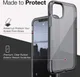 Raptic Air Apple iPhone 11 Pro Max Hoesje Transparant/Zwart afbeelding 10
