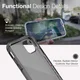 Raptic Air Apple iPhone 11 Pro Max Hoesje Transparant/Zwart afbeelding 12