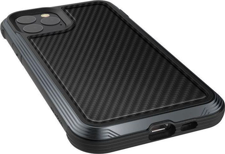 Raptic Lux Apple iPhone 11 Pro Max Hoesje Carbon Fiber Zwart afbeelding 11