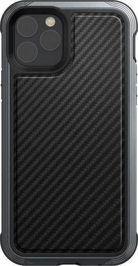 Raptic Lux Apple iPhone 11 Pro Max Hoesje Carbon Fiber Zwart afbeelding 7