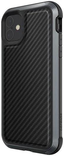 Raptic Lux Apple iPhone 11 Hoesje Carbon Fiber Zwart afbeelding 2