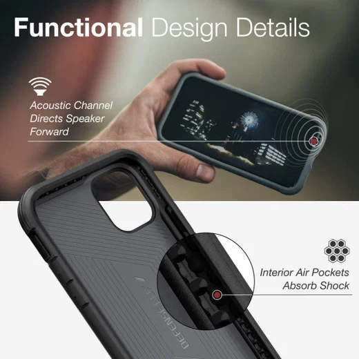 Raptic Lux Apple iPhone 11 Hoesje Carbon Fiber Zwart afbeelding 14