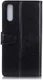 Sony Xperia 5 Litchi Skin Portemonnee Hoesje Zwart afbeelding 2