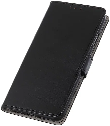 Sony Xperia 5 Litchi Skin Portemonnee Hoesje Zwart afbeelding 5
