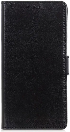 Sony Xperia 5 Litchi Skin Portemonnee Hoesje Zwart afbeelding 7