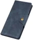 Sony Xperia 5 Vintage Portemonnee Hoesje met Drukknoop Sluiting Blauw afbeelding 12