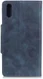Sony Xperia 5 Vintage Portemonnee Hoesje met Drukknoop Sluiting Blauw afbeelding 2