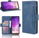 Motorola One Vision Portemonnee Hoesje Met Kaarthouder Blauw afbeelding 1